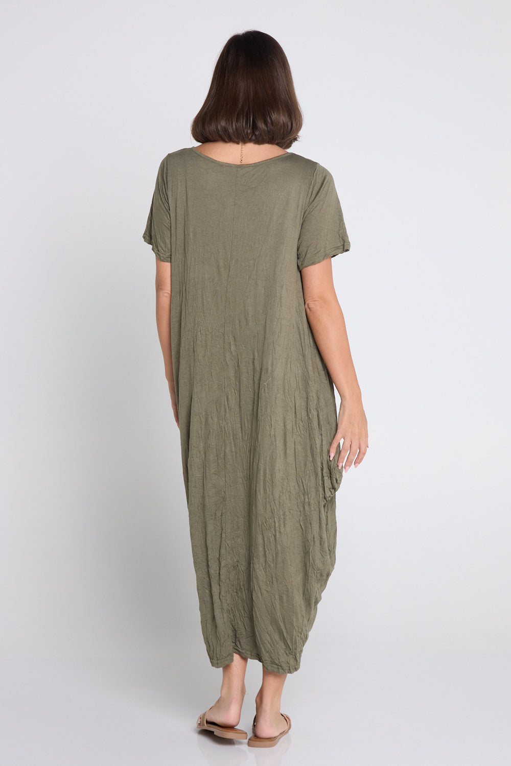 Zoe Dress - Khaki