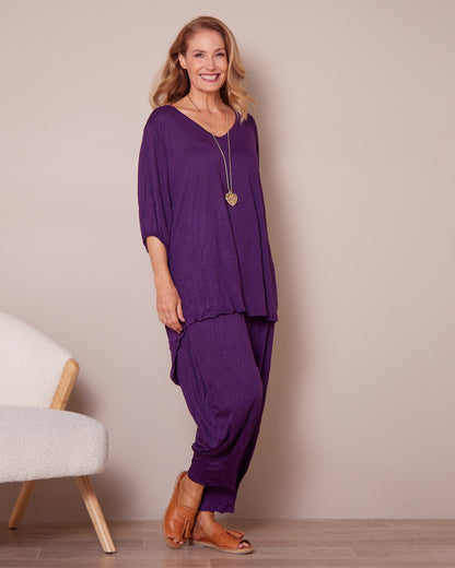 Alisha Pants - Purple