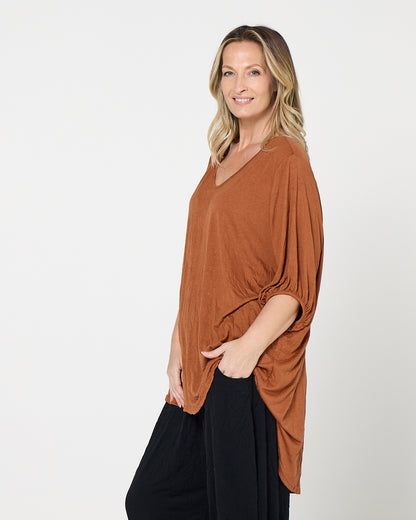 Leah Top - Rust