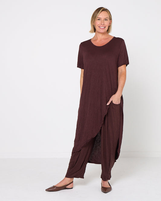 Koda Tunic Top - Chocolate