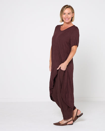 Koda Tunic Top - Chocolate