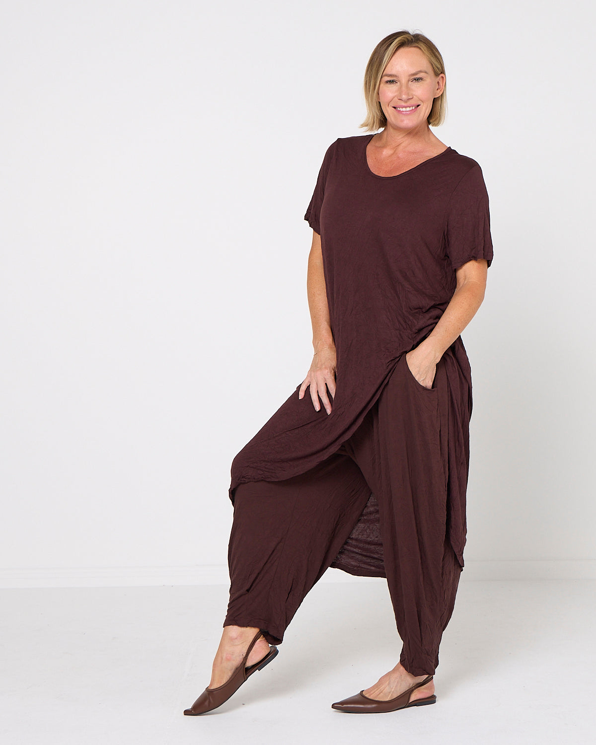 Koda Tunic Top - Chocolate