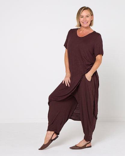 Koda Tunic Top - Chocolate