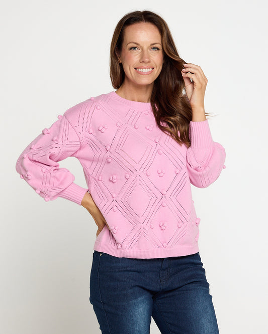 Corfu Jumper - Pink Musk