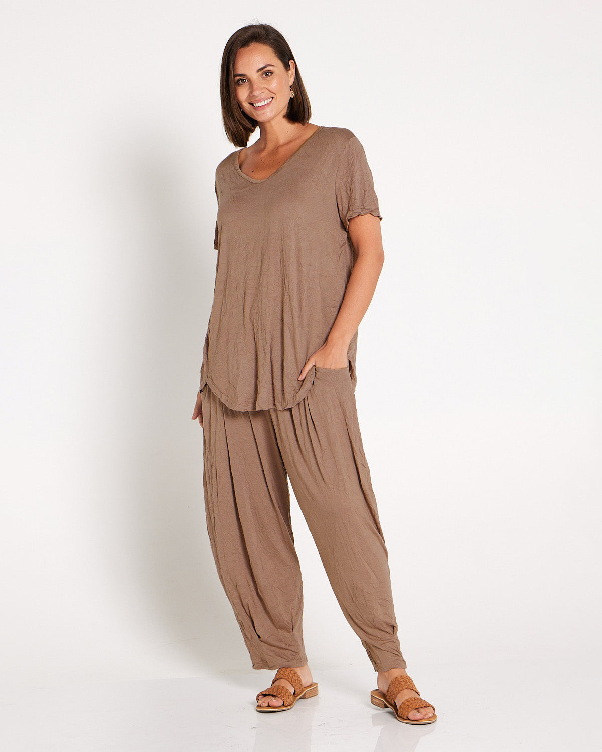 Alisha Pants - Mocha