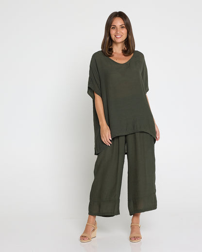 Serena Top - Cypress Green