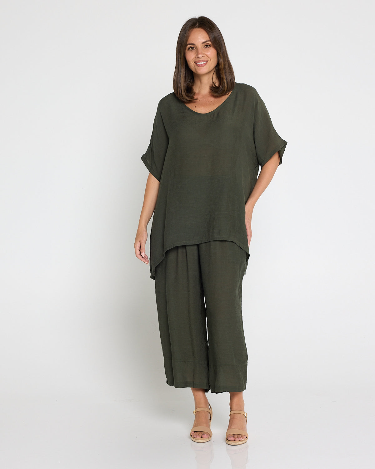 Serena Top - Cypress Green