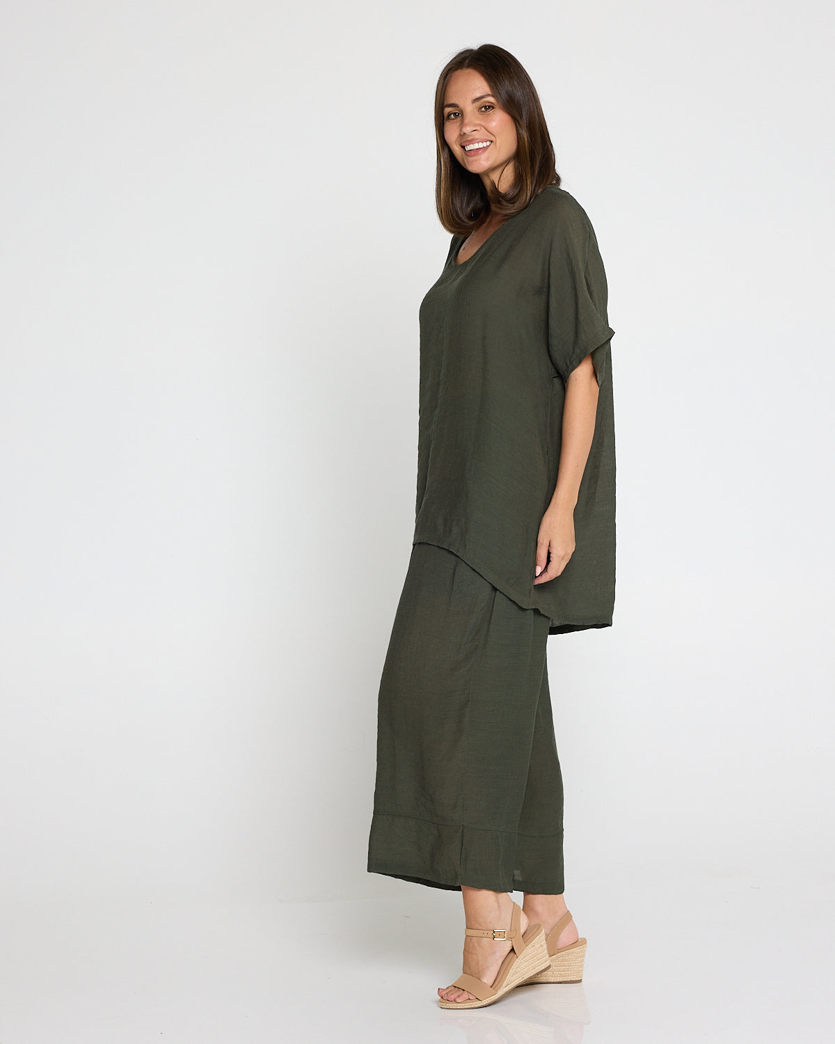 Serena Top - Cypress Green