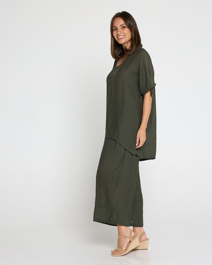 Serena Top - Cypress Green