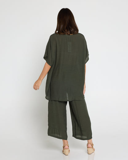 Serena Top - Cypress Green