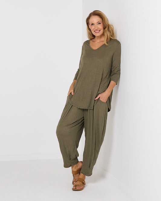 Alisha Pants - Khaki