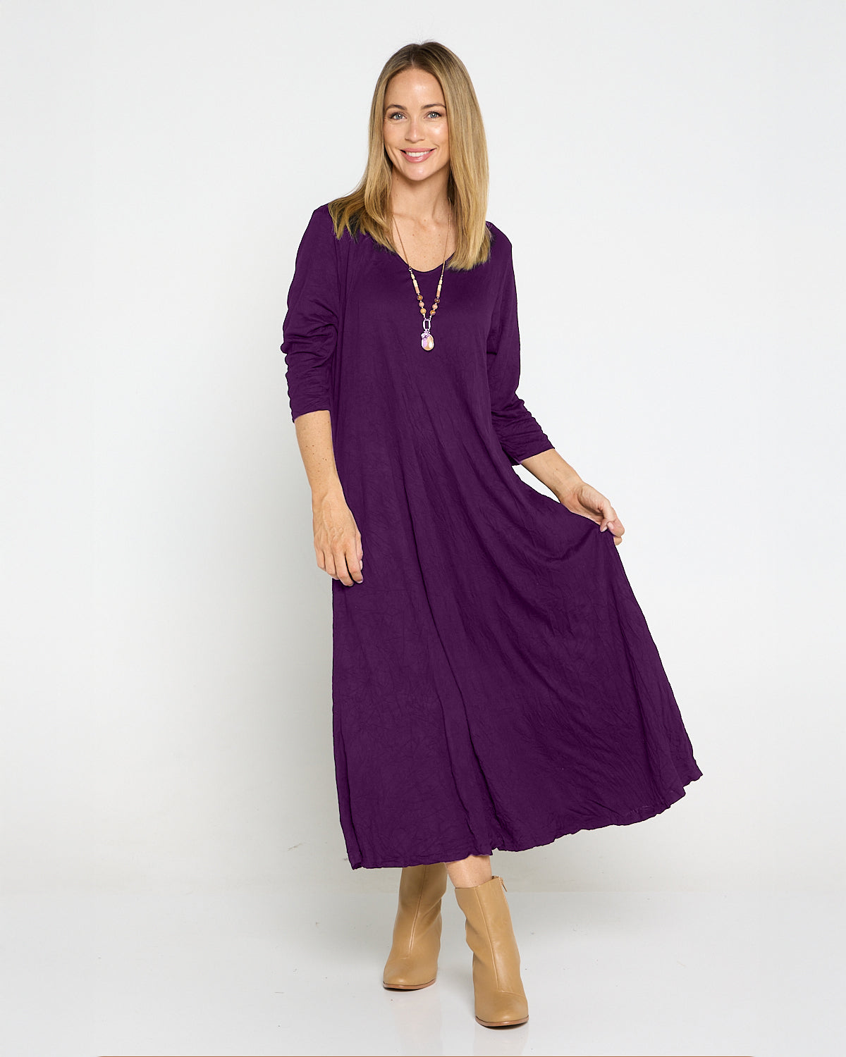 Maisie Dress - Purple