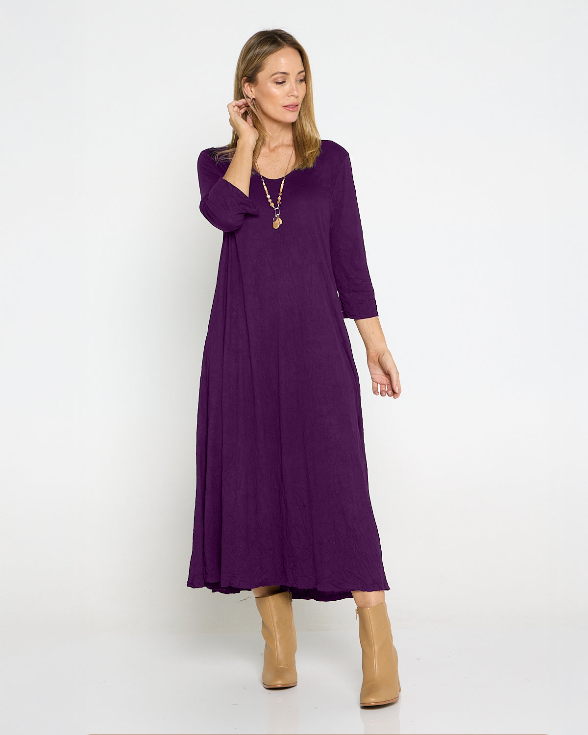 Maisie Dress - Purple