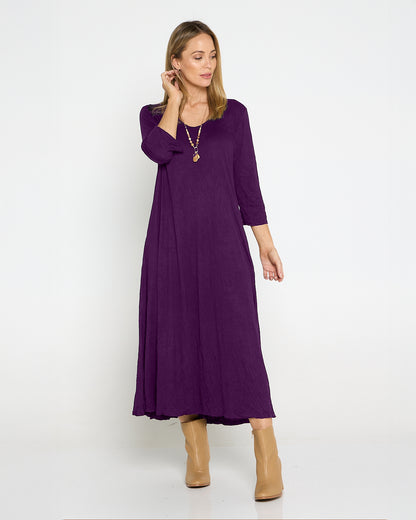 Maisie Dress - Purple