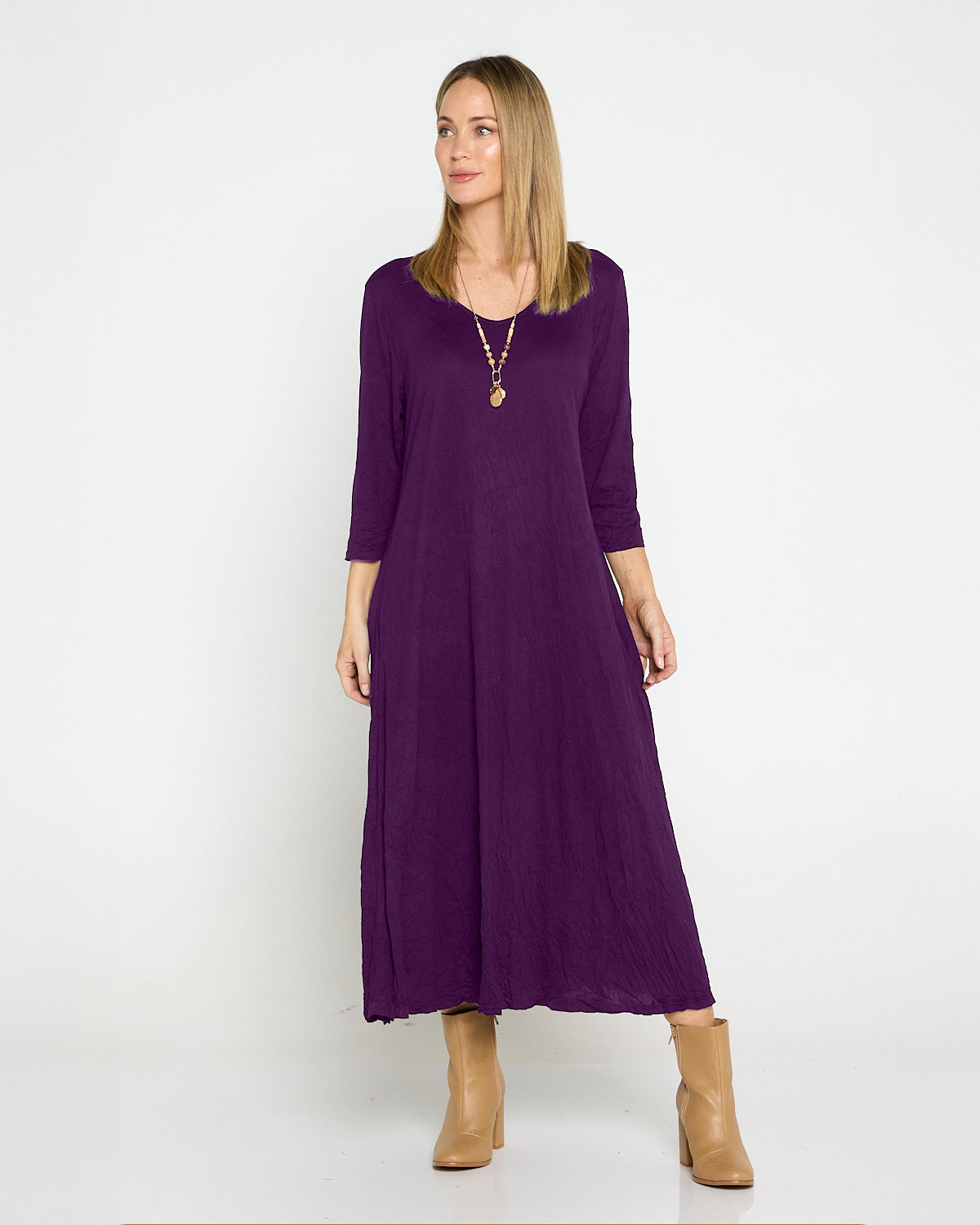 Maisie Dress - Purple