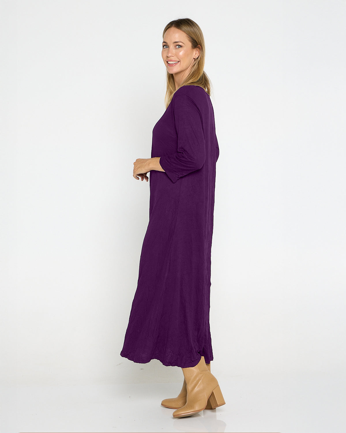 Maisie Dress - Purple