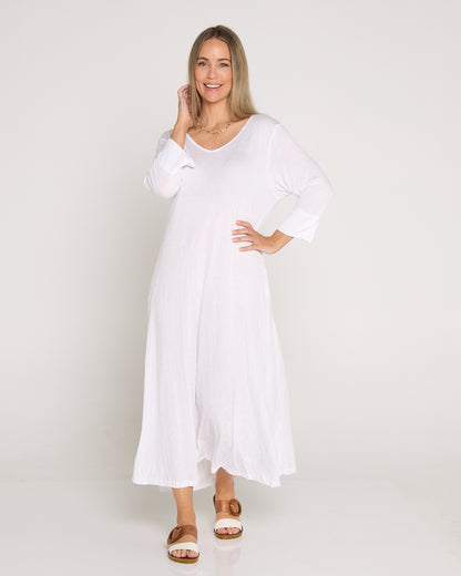 Maisie Dress - White