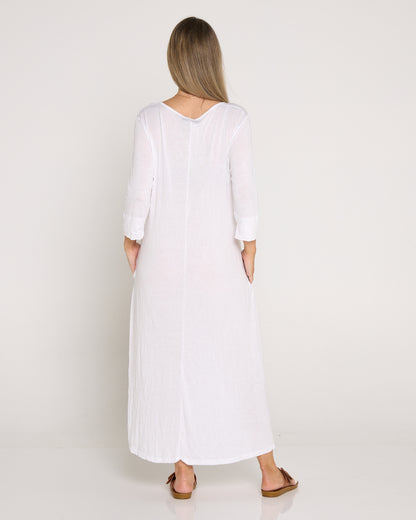 Maisie Dress - White