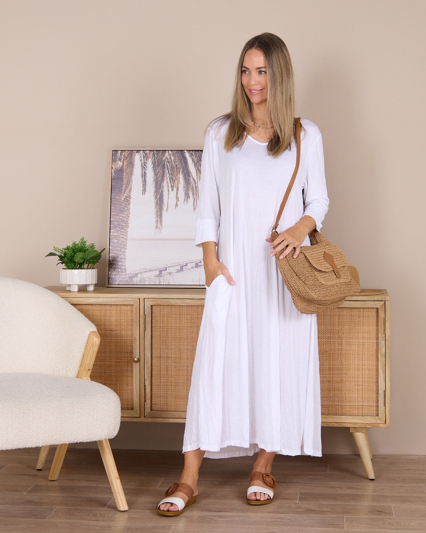 Maisie Dress - White