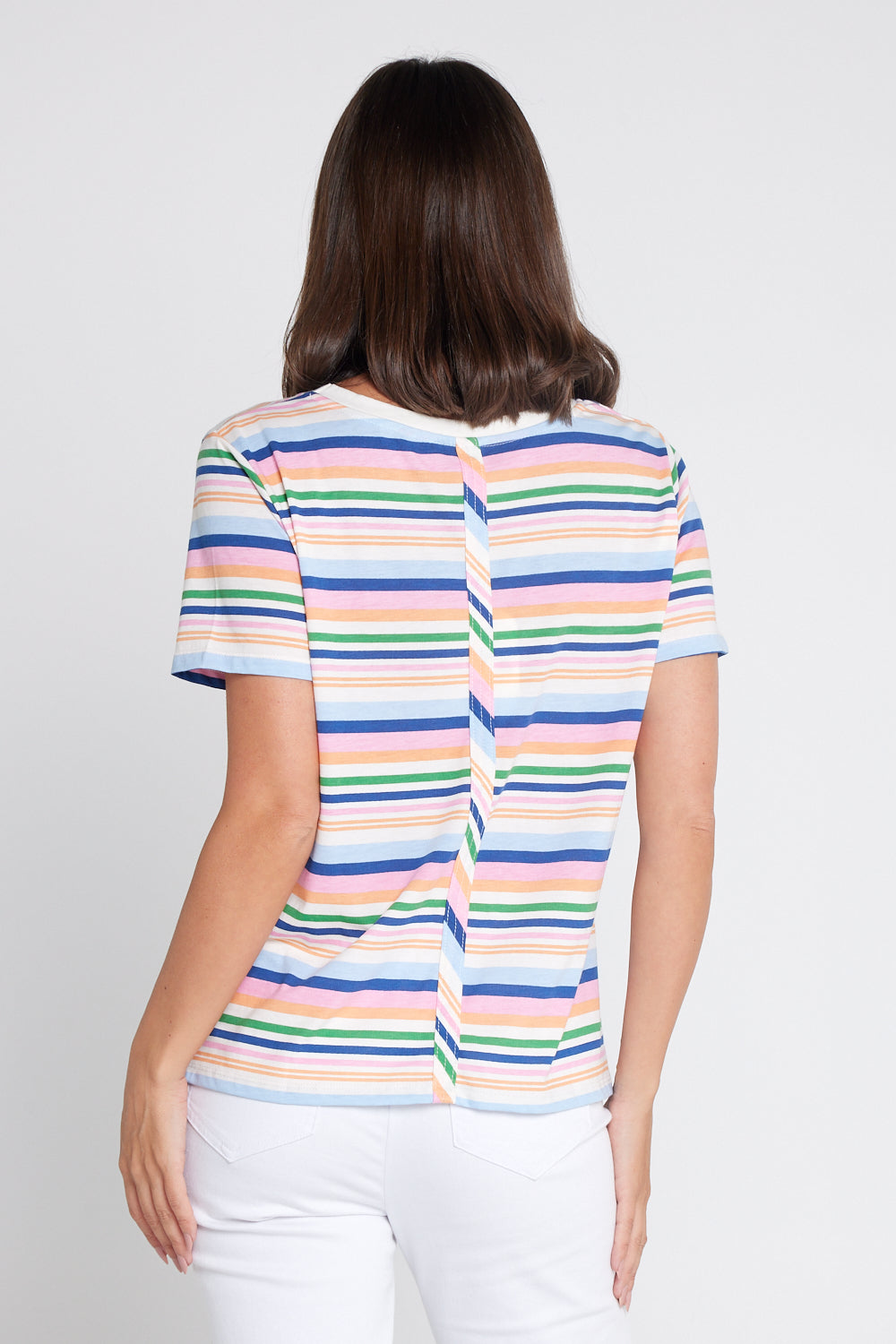 Sorbet Tee - Multi Stripe