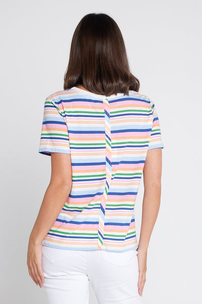 Sorbet Tee - Multi Stripe