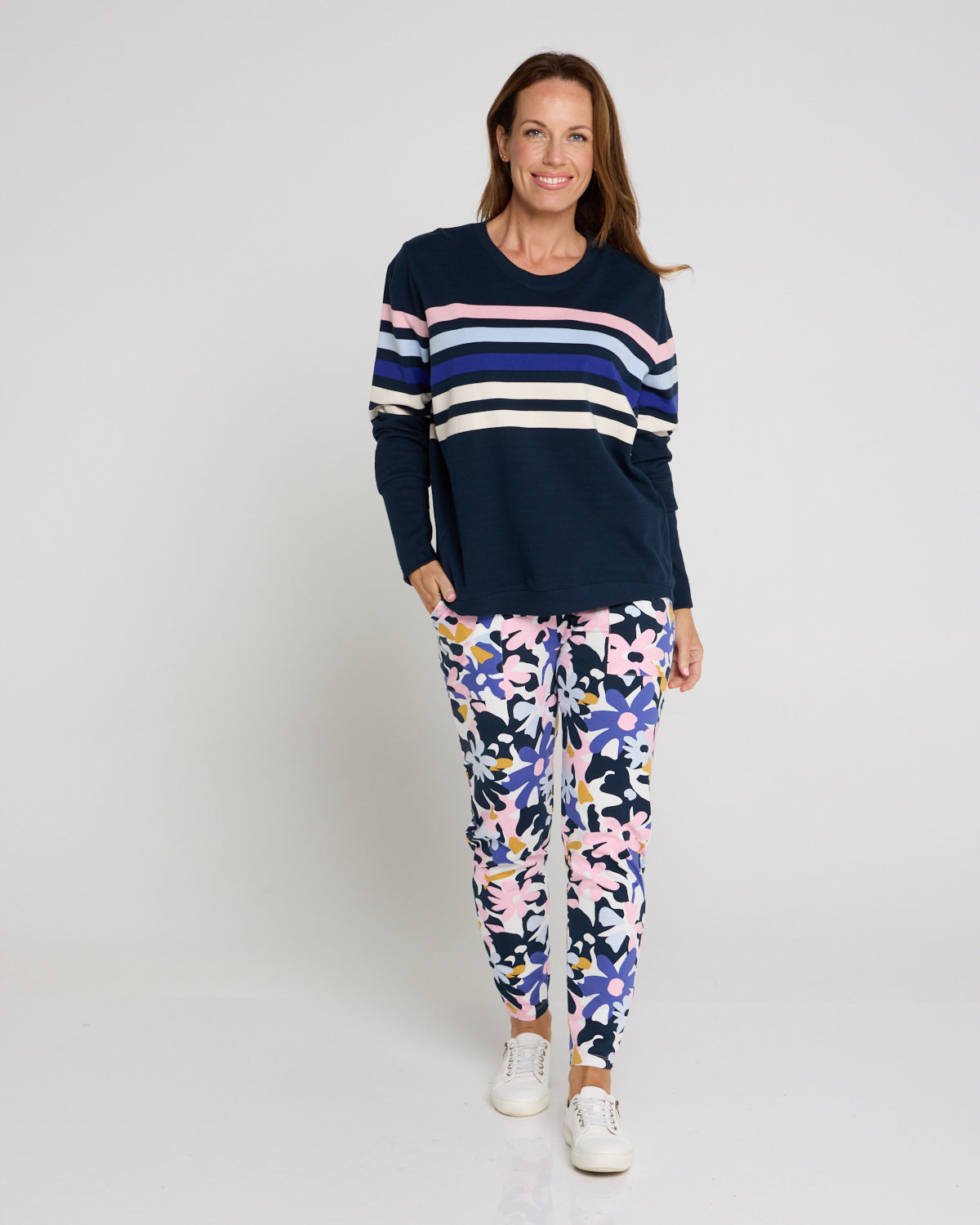Quincy Lounge Pant - Floral Print