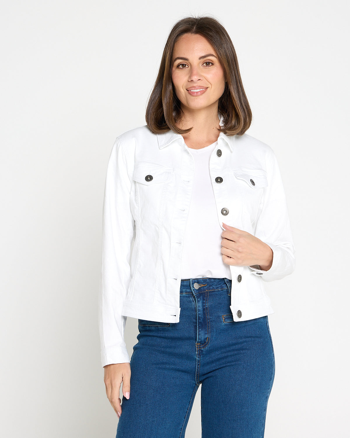 Michigan Denim Jacket - White