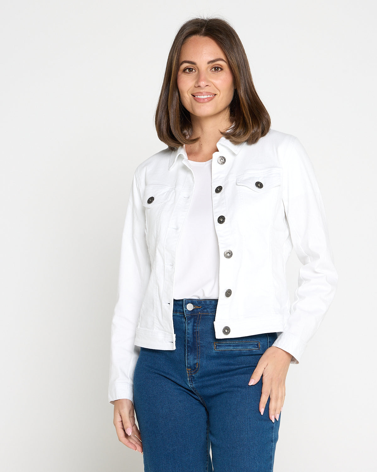 Michigan Denim Jacket - White