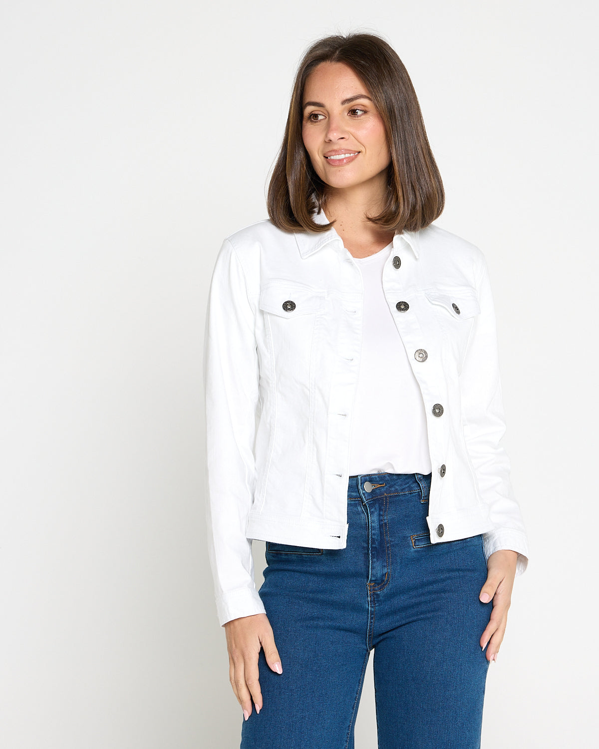 Michigan Denim Jacket - White