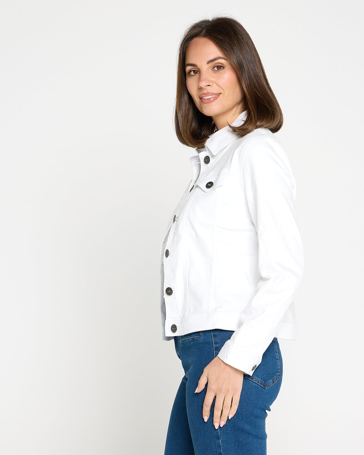 Michigan Denim Jacket - White