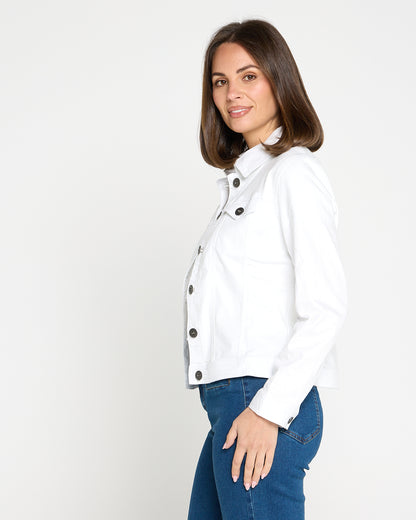 Michigan Denim Jacket - White