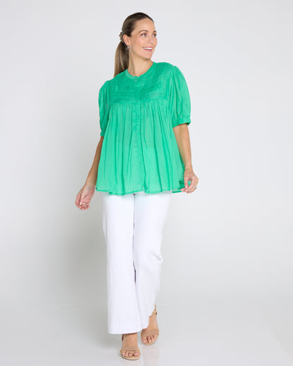 Monty Shirt - Gumdrop Green