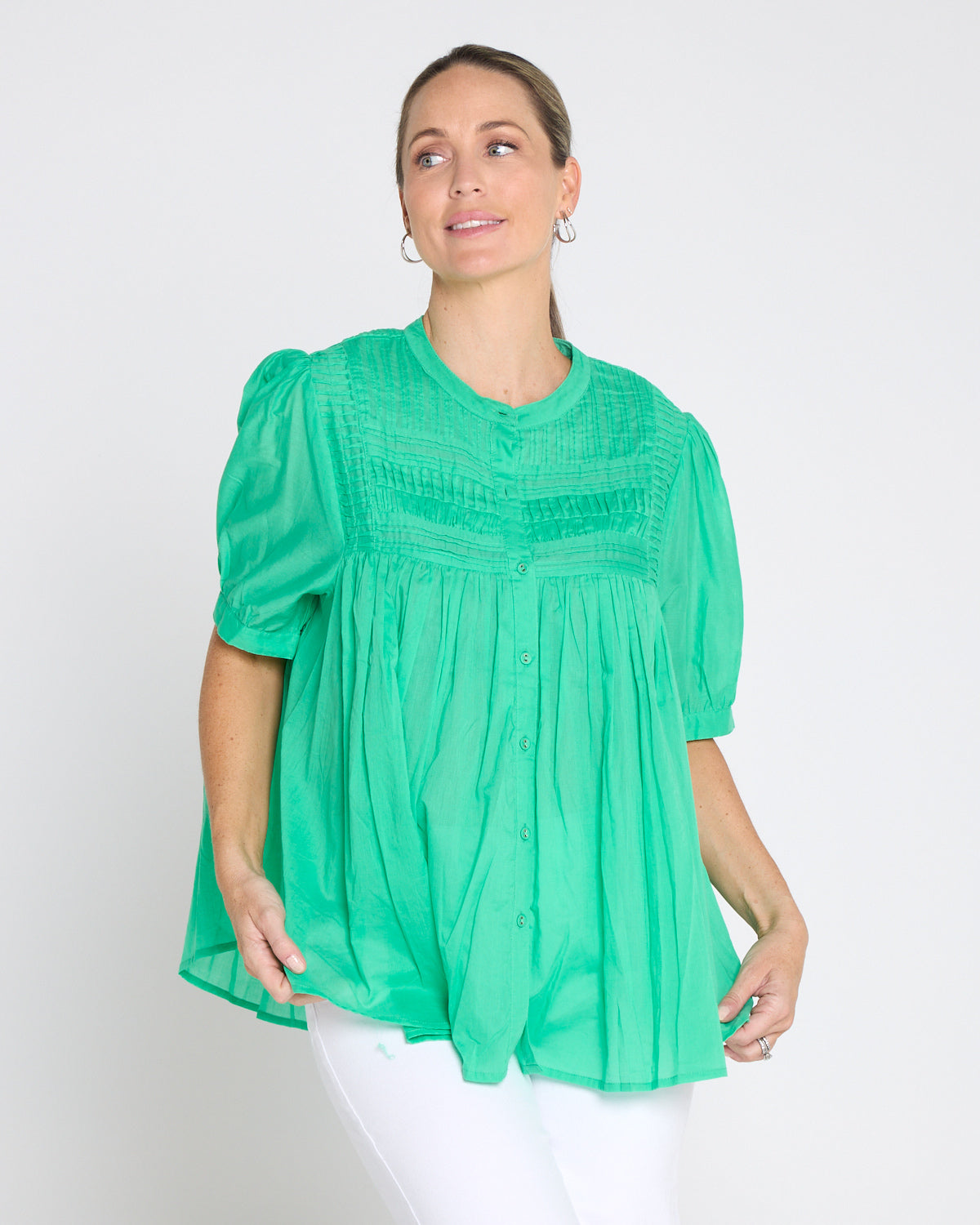 Monty Shirt - Gumdrop Green