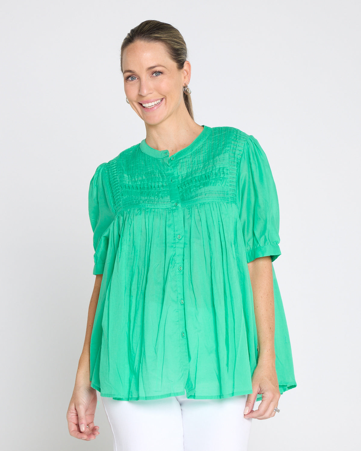 Monty Shirt - Gumdrop Green