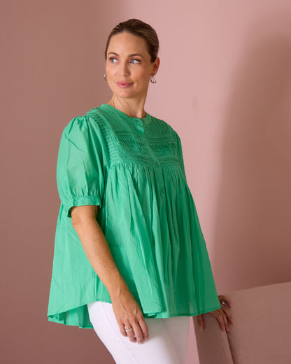 Monty Shirt - Gumdrop Green