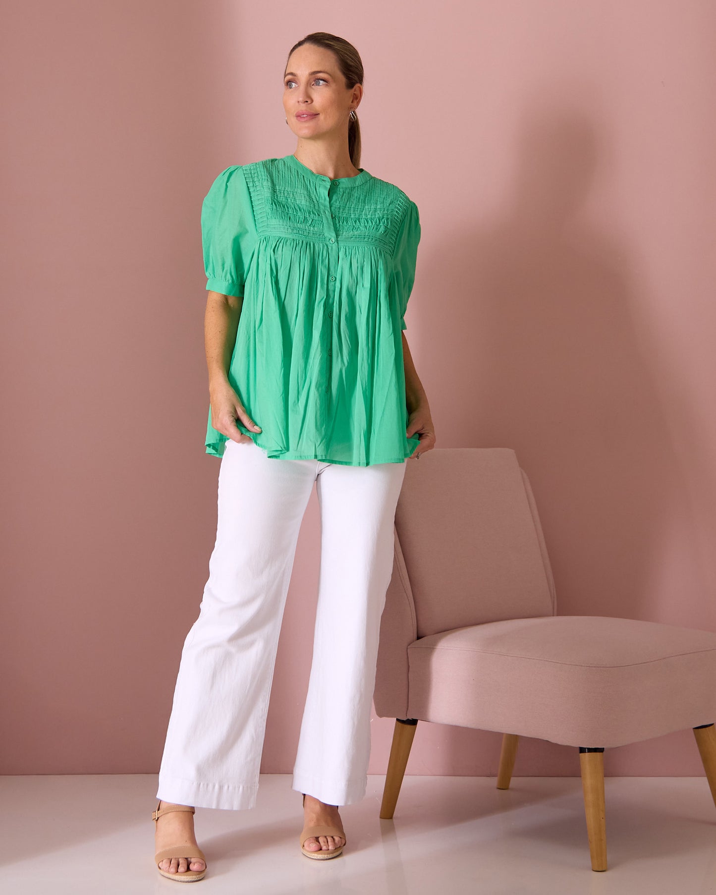 Monty Shirt - Gumdrop Green