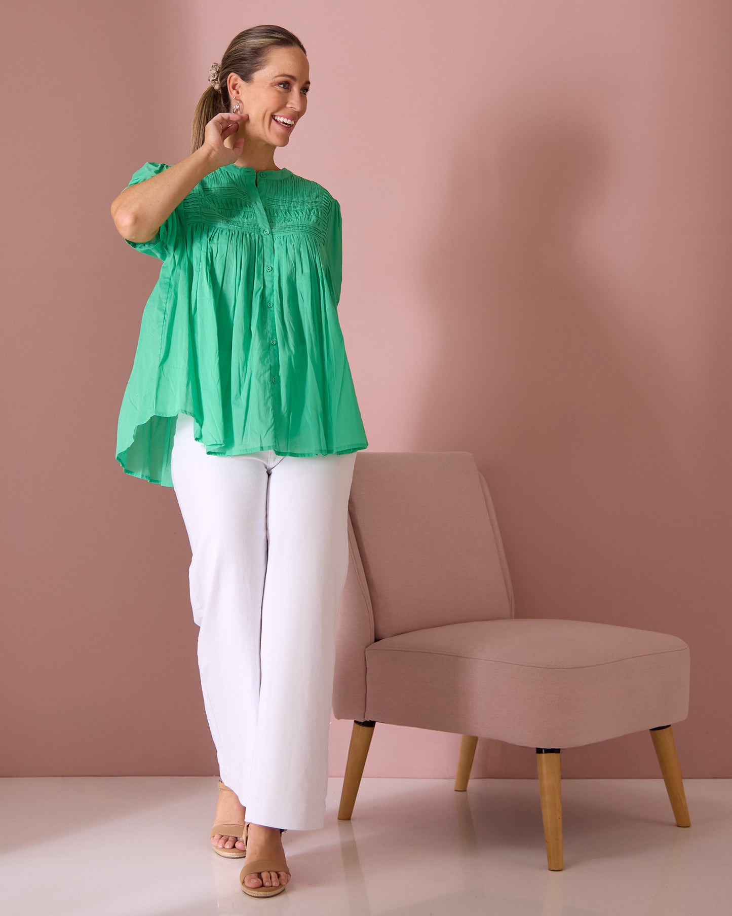 Monty Shirt - Gumdrop Green