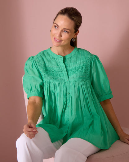 Monty Shirt - Gumdrop Green