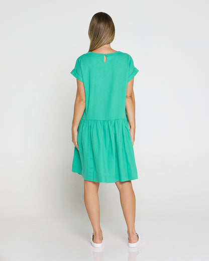 Sunset Hour Dress - Gumdrop Green