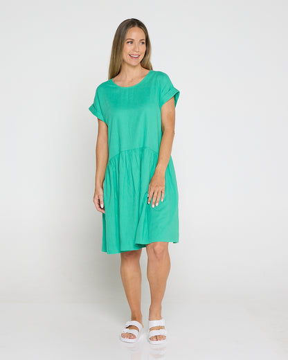 Sunset Hour Dress - Gumdrop Green