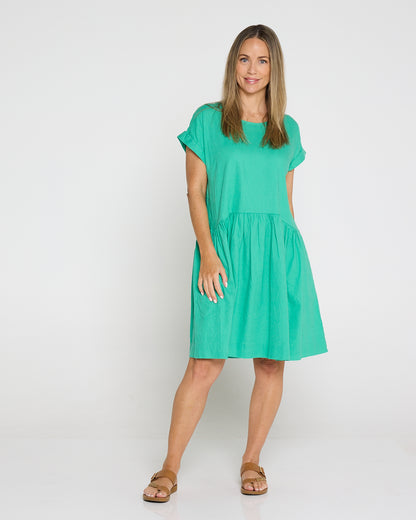 Sunset Hour Dress - Gumdrop Green