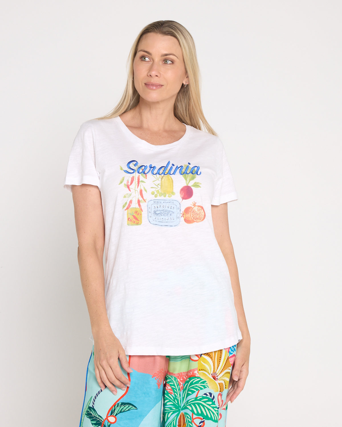Alfresco Tee - Sardinia White