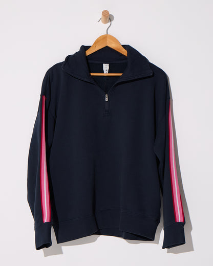 Lover 1/4 Zip Top - Navy