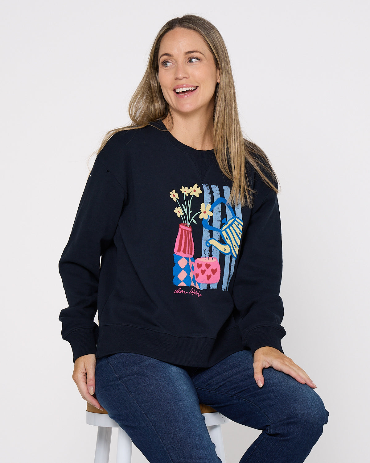 Fill Your Cup Crew - Navy