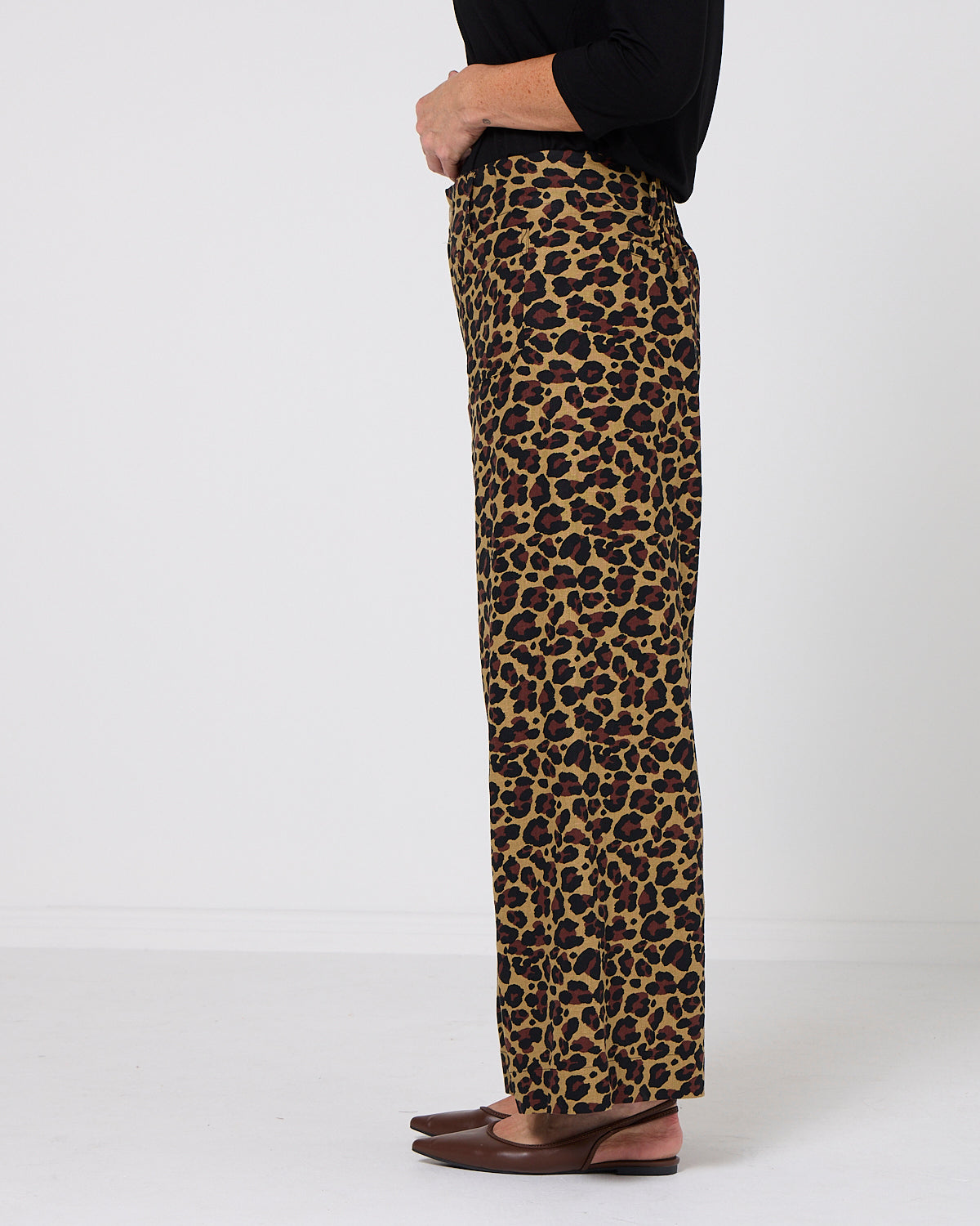 Saskia Trousers - Animal Print