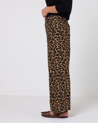 Saskia Trousers - Animal Print