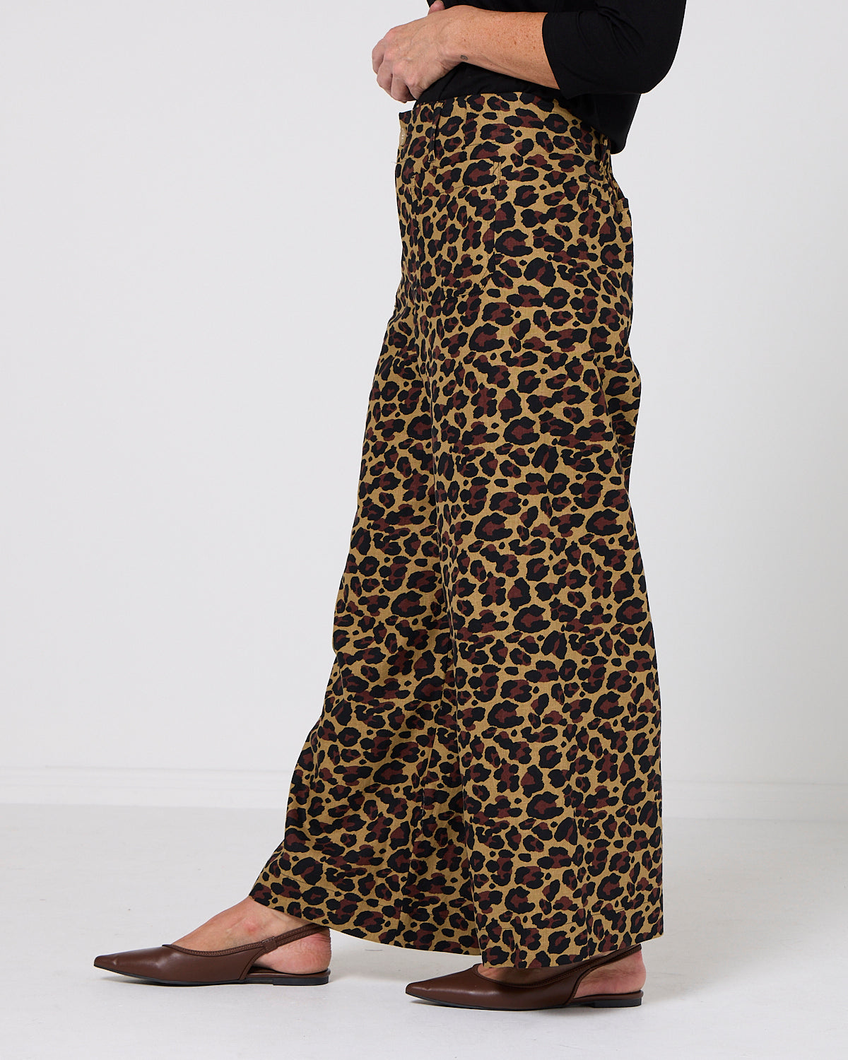 Saskia Trousers - Animal Print