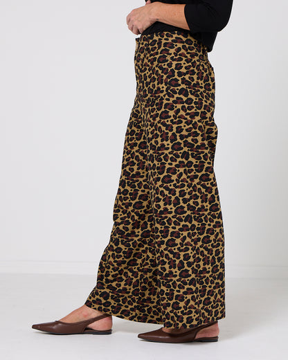 Saskia Trousers - Animal Print