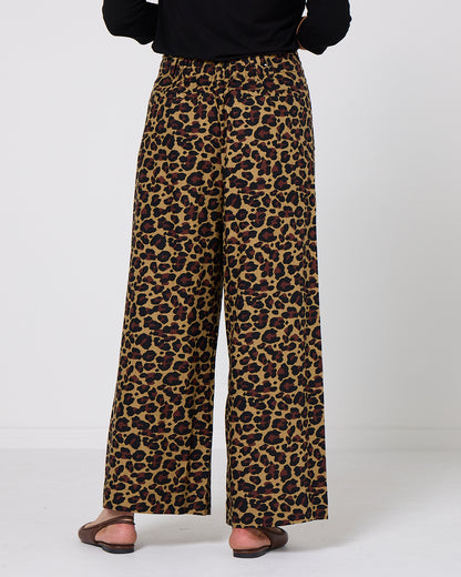Saskia Trousers - Animal Print