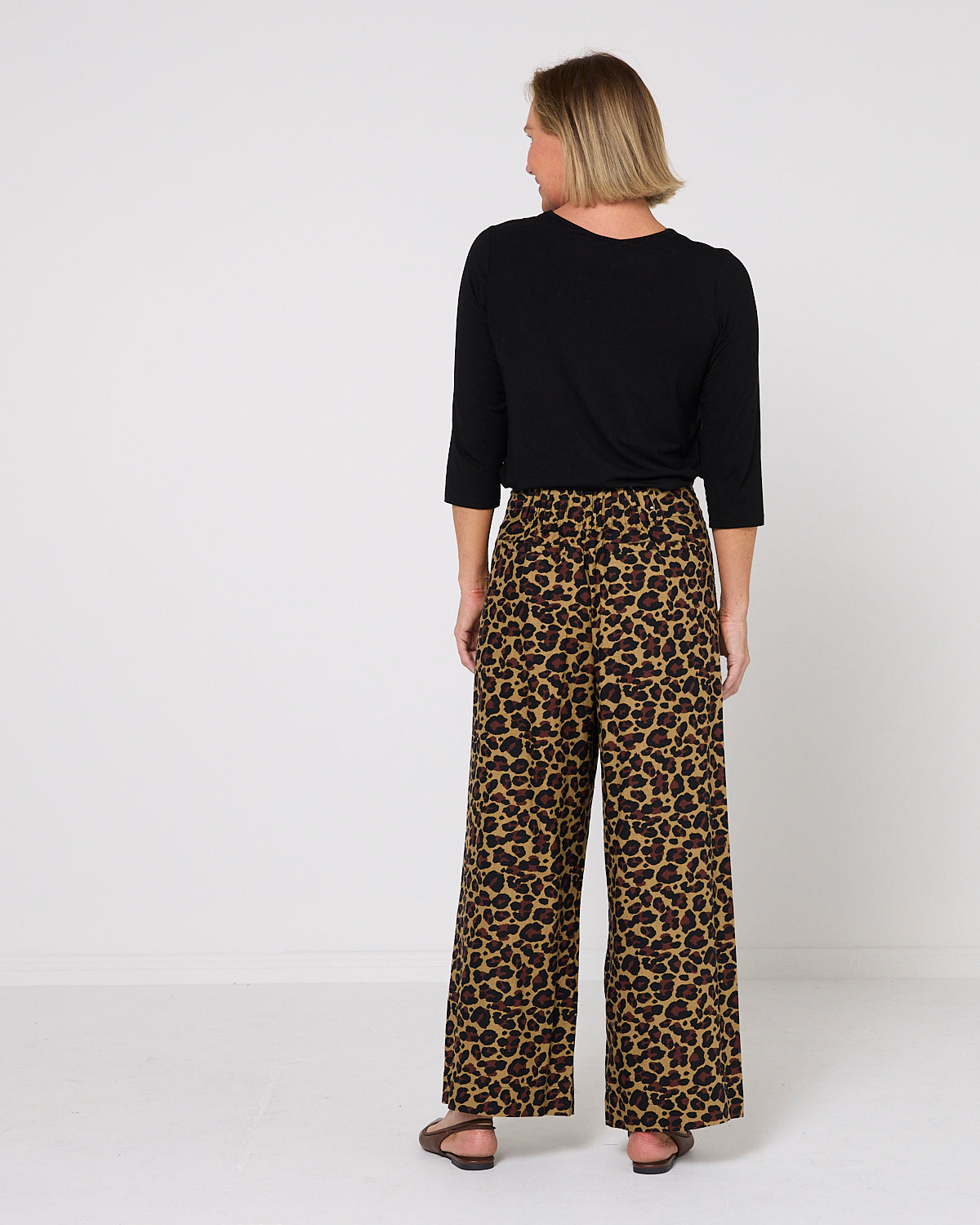 Saskia Trousers - Animal Print